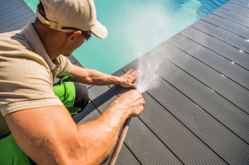 Pool Area Power Washing
