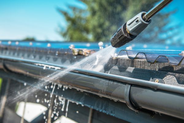 Gutter Pressure Washing in Easley