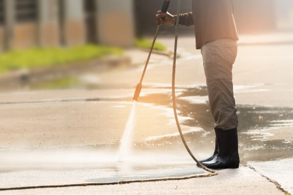 Residential Concrete Cleaning in Easley